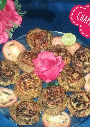 A picture of Chapli kabab.