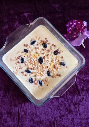 A picture of Paneer kheer (falahari).