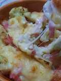 Coliflor gratinado al microondas