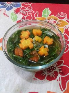 Foto resep Sayur bayam wortel bening