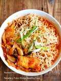 Ramen y kimichi