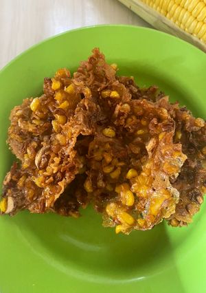 Foto resep Peyek bakwan jagung manis
