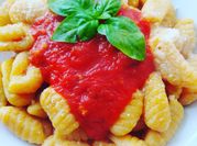 Una foto di ragù vegetale