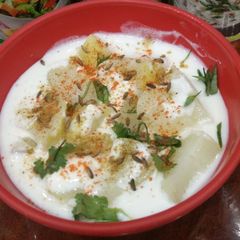 A picture of Potato Curd Raita.