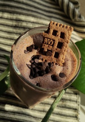 عکسی از دستور شیک شکلاتی