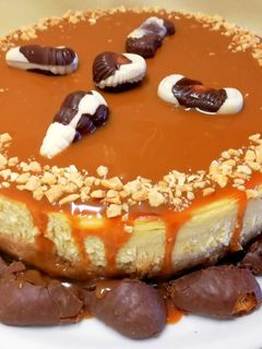 Sós karamellás sajttorta🥞 recept fotója