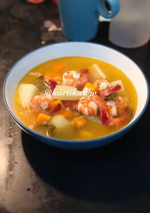 Foto resep Sup Udang daun jeruk