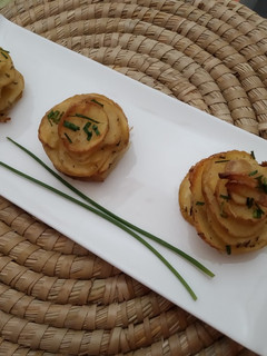 Una foto de Milhojas de patata