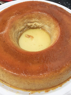 Una foto de Flan de Banana
