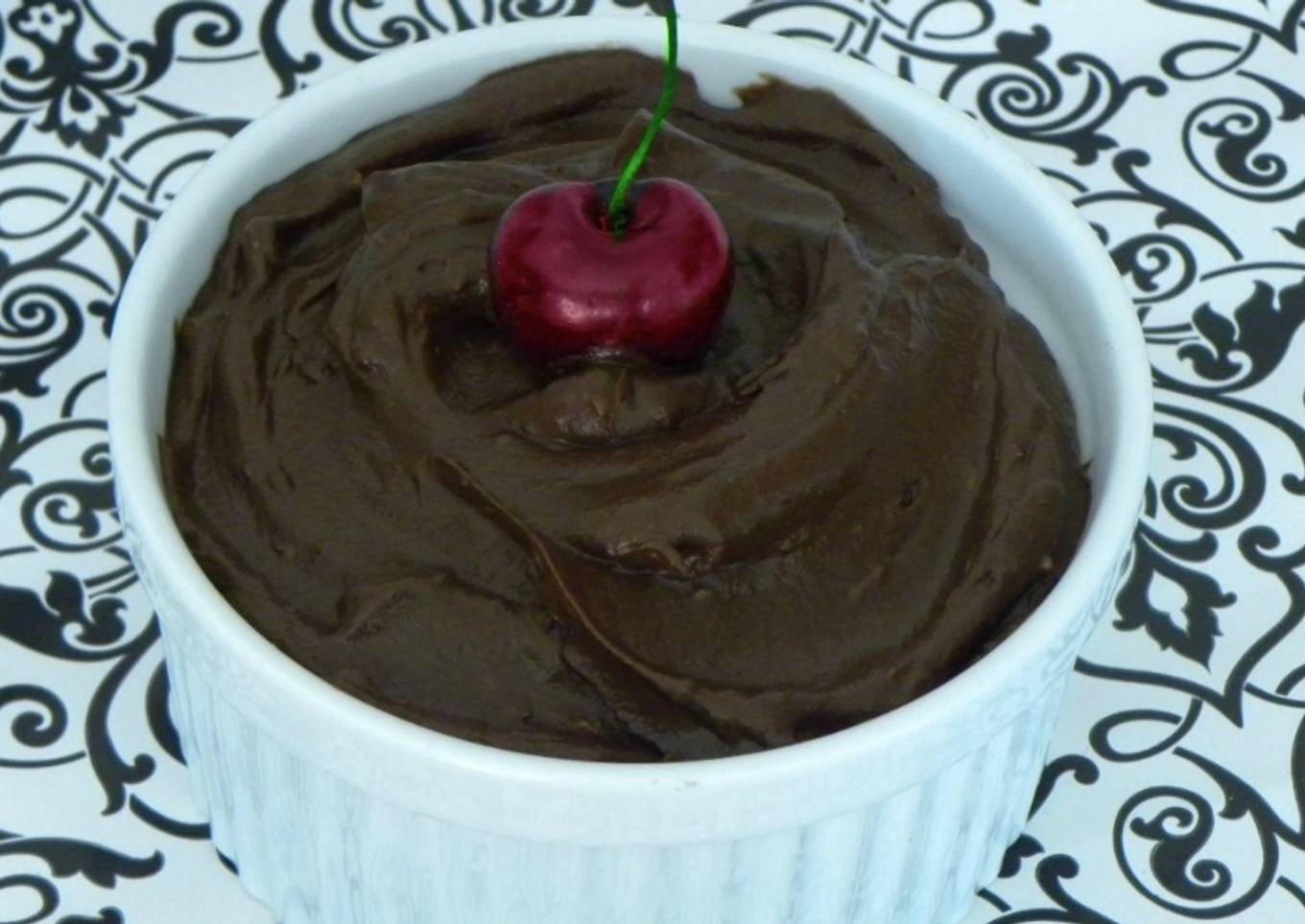 Mousse de chocolate vegano