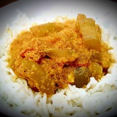 A picture of Cucumber Kuruma Kuzhambu.