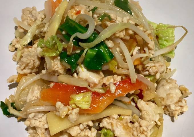 Turkey Stir Fry With a Sweet Chilli Sauce