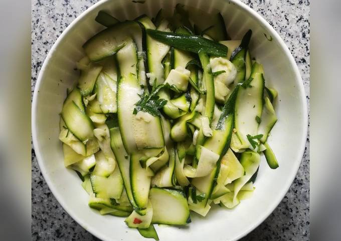 Zucchine marinate