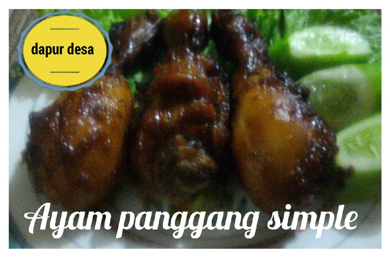 Ayam panggang simple