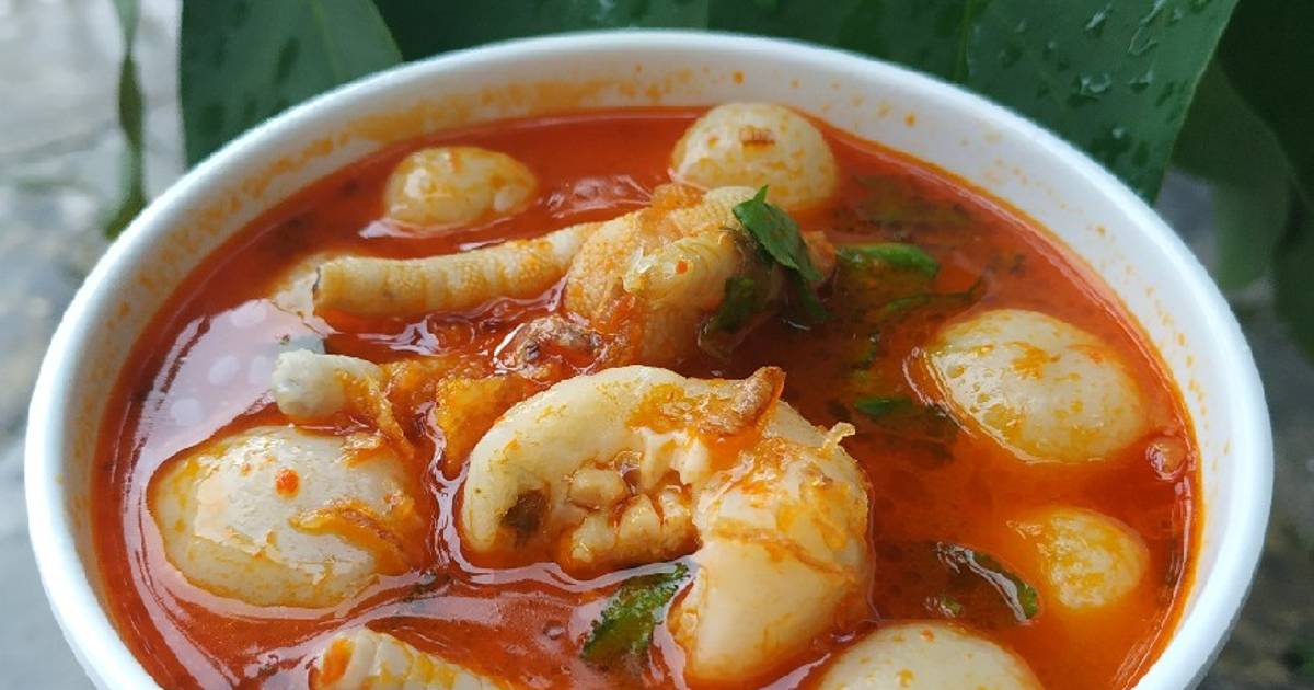 Resep Bakso Aci Kuah Pedas Oleh Welly Herlina Cookpad