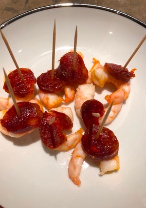 Une photo de Crevettes apéros