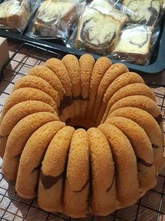 Foto resep Marmer cake (All in one methode)
