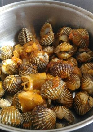 Foto resep Kerang Saus Padang pedes gilaaaa... 😂😂😂😂