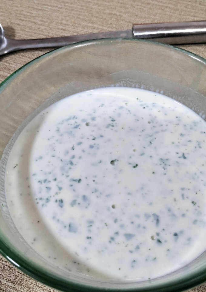 Una foto de Salsa de queso proteico