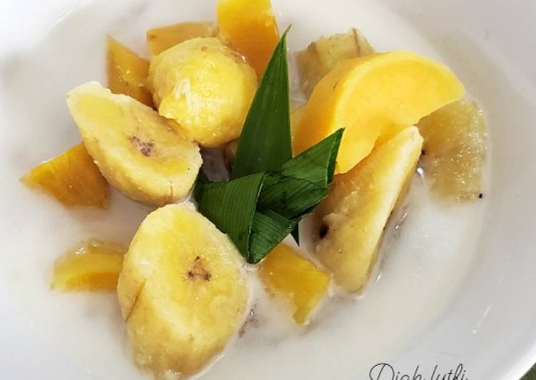 Resep Kolek pisang &amp; ubi madu 🍌 yang Lezat