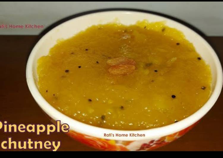 Recipe of Favorite Pineapple chutney