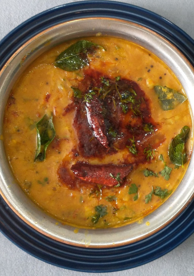 A picture of Madras Cucumber Dal.