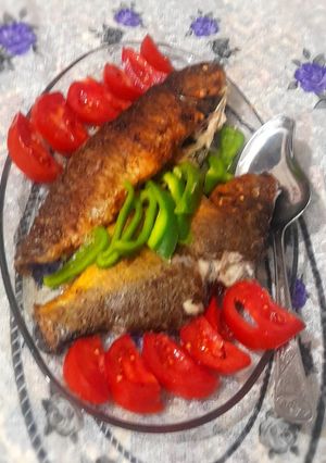 عکسی از دستور ماهی تابه ای مهین پز 😋♥️