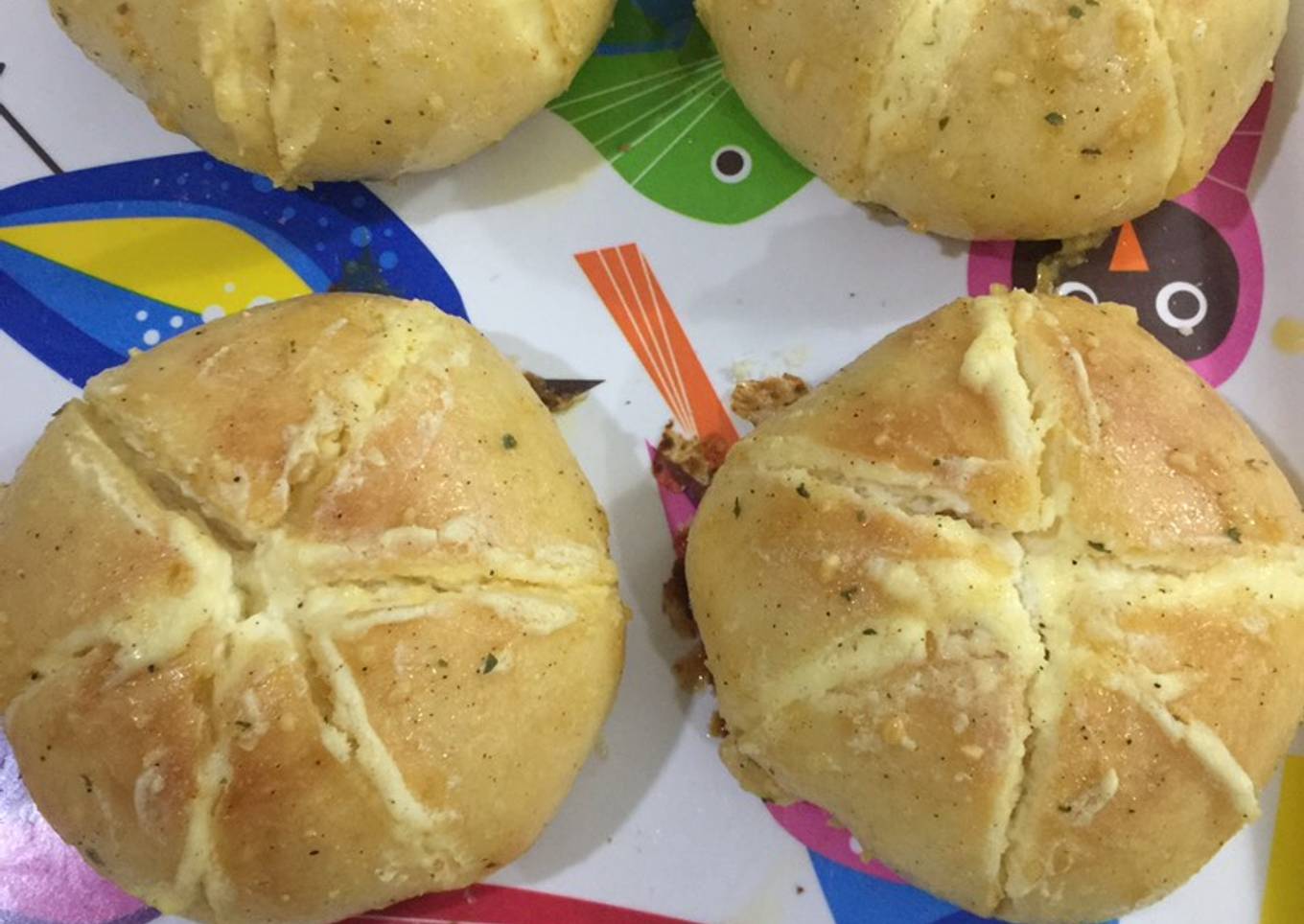 18. Korean Garlic Cheese Bread kekinian