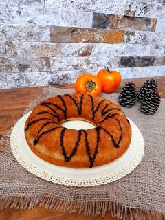 عکسی از دستور کیک خرمالو (بدون فر)