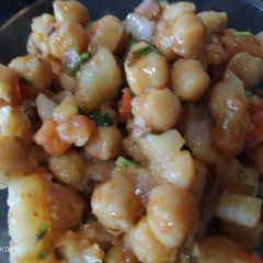 A picture of Chana chaat.
