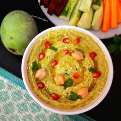 A picture of Raw Mango Hummus.