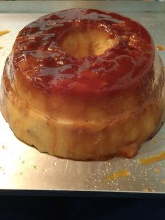 Una foto de Budín de pan con flan 🤤