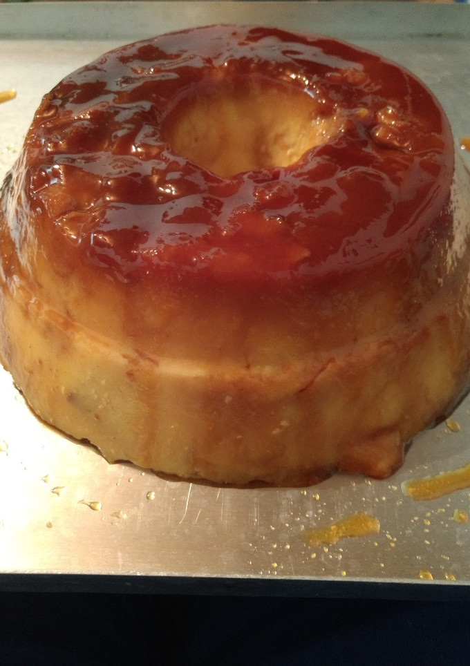 Una foto de Budín de pan con flan 🤤