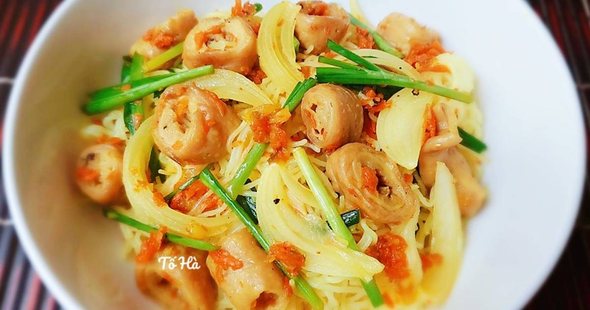 Cách Làm Món Bún LÒng Xào Nghệ Của Hoàng Thị Tố Hà Cookpad