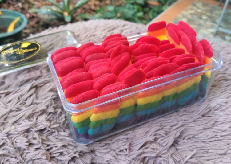 Resep: EnakLidah Kucing Rainbow
