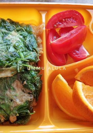 Foto resep DIET MAYO DAY 3 (lunch) Dadar telur bayam
