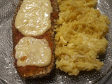 Milas de Berenjenas con arroz amarillo