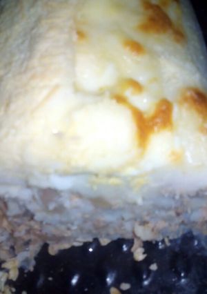 Una foto de Pastel de papas rollito