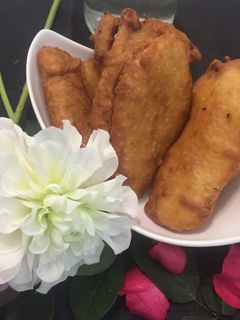 Hình của món Bánh chuối chiên.