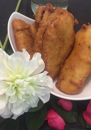Hình của món Bánh chuối chiên.