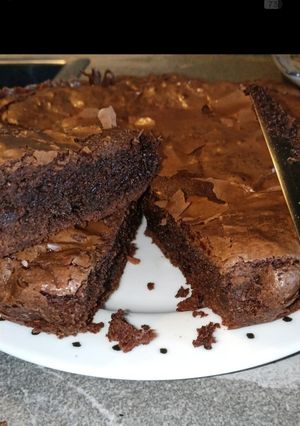 Una foto de Brownie con nueces