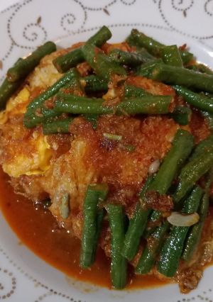 Foto resep Sambal Telur Kacang Panjang
