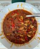 Azukis con solomillo de cerdo