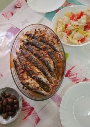 صورة لوصفة سمك 🐟 في الفرن يشهي