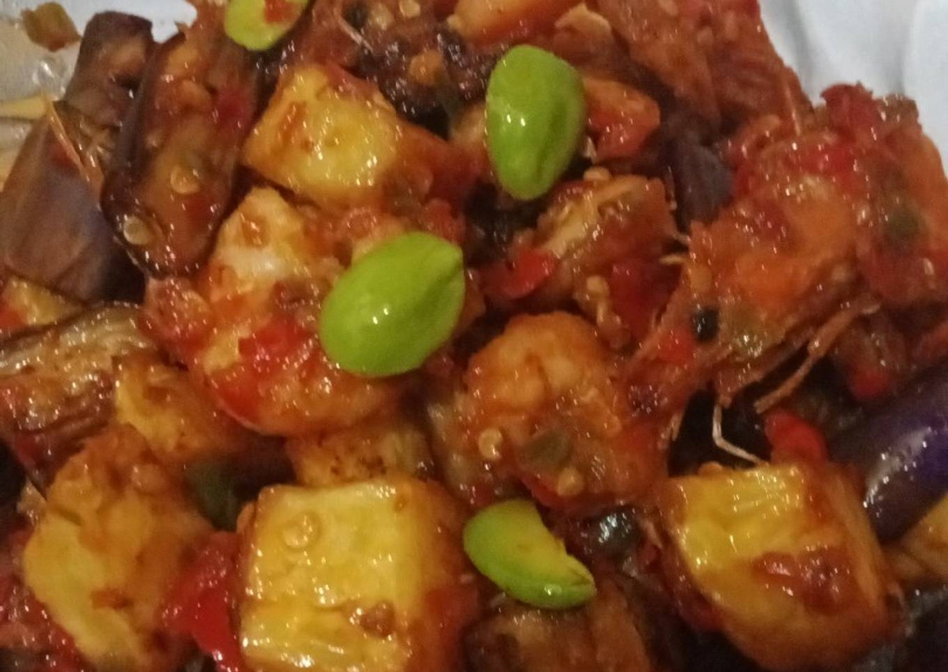 Sambal balado saos tiram udang dan kawan2