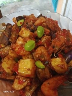 Foto resep Sambal balado saos tiram udang dan kawan2