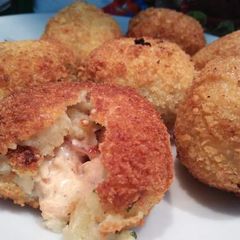 A picture of Cheese Balls #CookoadApp #CookpadRamadan #iftarwithhuma.