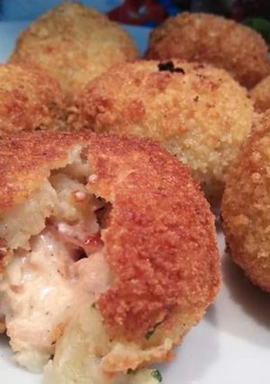 A picture of Cheese Balls #CookoadApp #CookpadRamadan #iftarwithhuma.