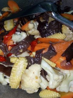 Foto resep Capcay jamur kuping