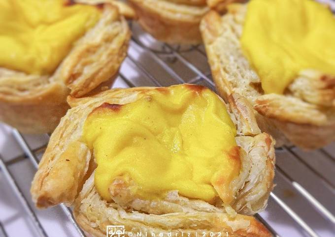 Resipi Portuguese Egg Tart Pasteis De Nata Oleh Nihadriz Niha Cookpad